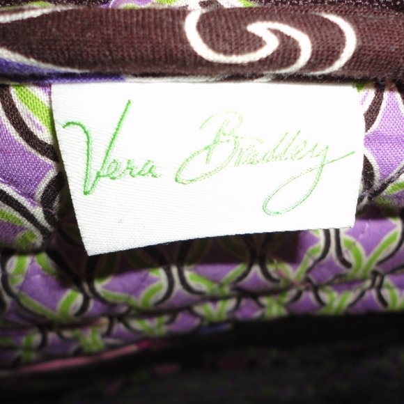 VERA BRADLEY Brown & Red Flower Medium Cloth Backpack - Picture 6 of 7